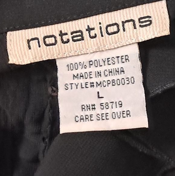 Notations black, ruffled top with sequins. - Picture 5 of 10